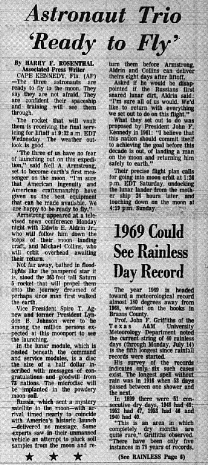 The Eagle Archives: July 15, 1969